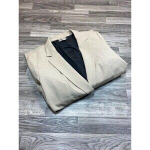 H&M Single Button Stretch Lined Tan Sport Coat Jacket Men's Size Large
